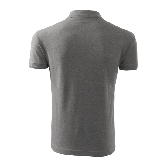 Tricou polo barbati 200g/m2 Malfini Pique Polo 203, Gri inchis Tricou polo barbati 200g/m2 Malfini Pique Polo 203, Gri inchis