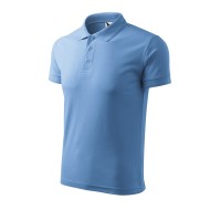 Tricou polo barbati 200g/m2 Malfini Pique Polo 203, Albastru deschis