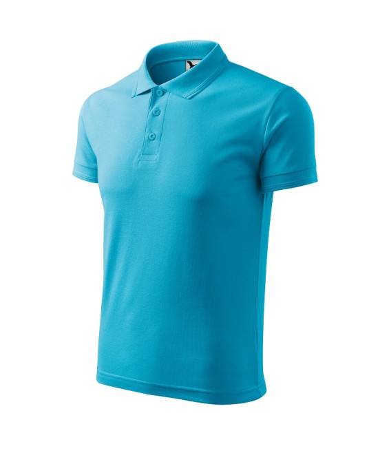 Tricou polo barbati 200g/m2 Malfini Pique Polo 203, Turcoaz