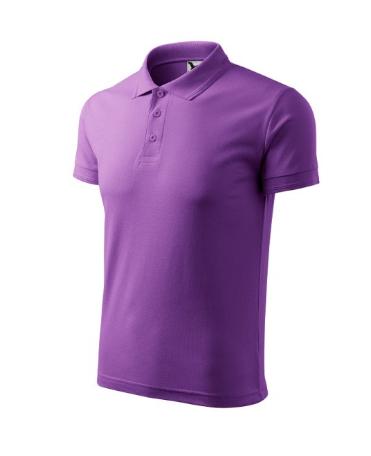 Tricou polo barbati 200g/m2 Malfini Pique Polo 203, Violet