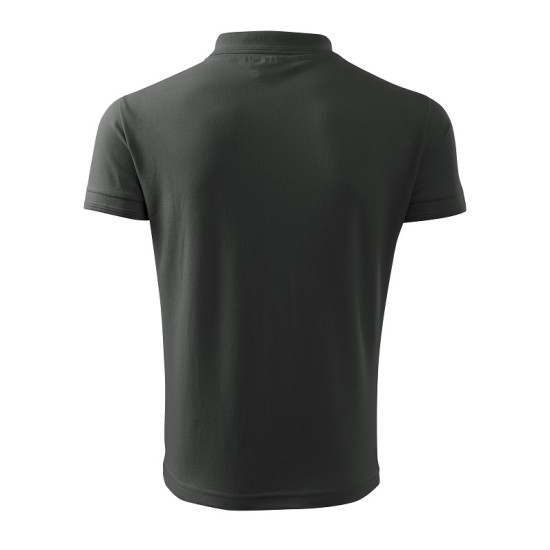 Tricou polo barbati 200g/m2 Malfini Pique Polo 203, Gri ardezie Tricou polo barbati 200g/m2 Malfini Pique Polo 203, Gri ardezie
