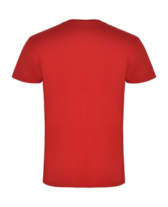 Tricou maneca scurta V-Neck, densitate 155g/mp, rosu