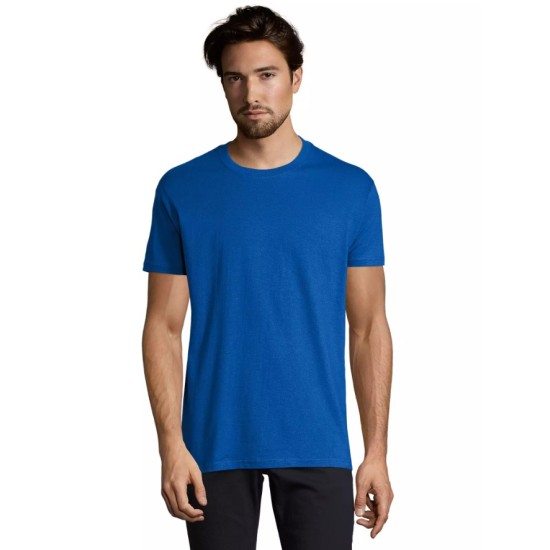 Tricou maneca scurta barbati Sol's, bumbac 190 g/m2, Albastru regal Tricou maneca scurta barbati Sol's, bumbac 190 g/m2, Albastru regal
