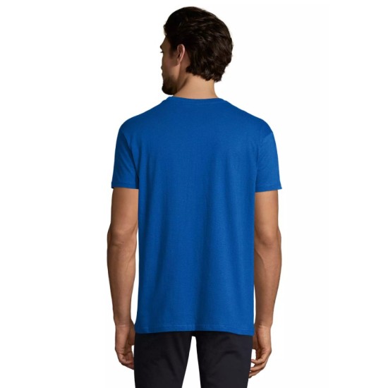 Tricou maneca scurta barbati Sol's, bumbac 190 g/m2, Albastru regal Tricou maneca scurta barbati Sol's, bumbac 190 g/m2, Albastru regal