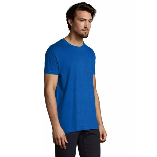 Tricou maneca scurta barbati Sol's, bumbac 190 g/m2, Albastru regal Tricou maneca scurta barbati Sol's, bumbac 190 g/m2, Albastru regal