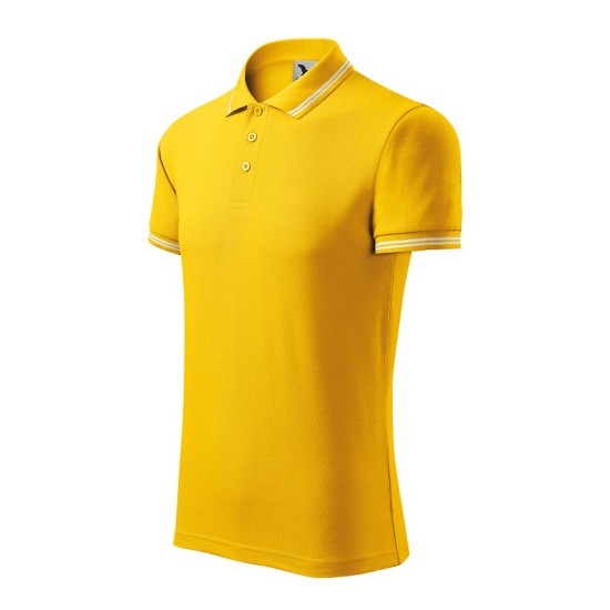 Tricou polo barbati, 200g/m2, Malfini Urban 219, Galben Tricou polo barbati, 200g/m2, Malfini Urban 219, Galben