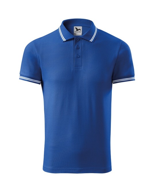 Tricou polo barbati, 200g/m2, Malfini Urban 219, Albastru regal