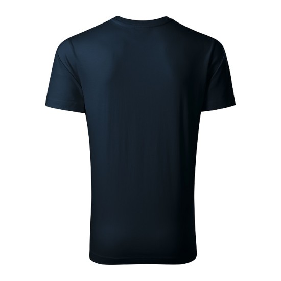 Tricou maneca scurta barbati 160g/m2 din bumbac R01 Resist Bleumarin