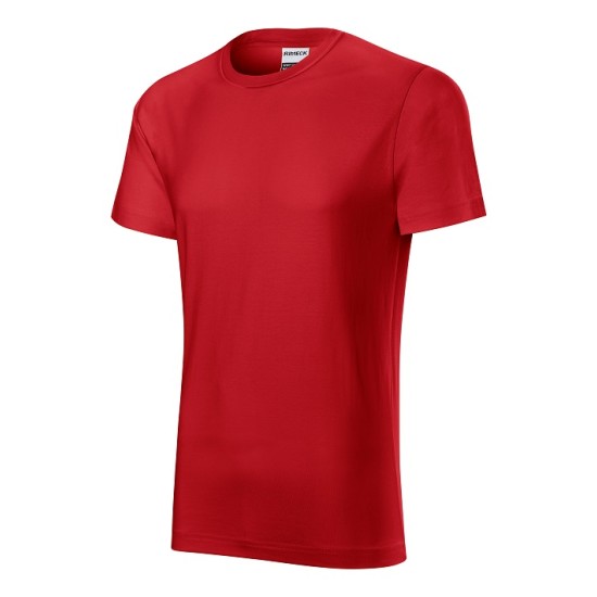 Tricou maneca scurta barbati 160g/m2 din bumbac R01 Resist, Rosu Tricou maneca scurta barbati 160g/m2 din bumbac R01 Resist, Rosu