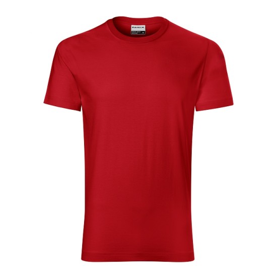 Tricou maneca scurta barbati 160g/m2 din bumbac R01 Resist, Rosu Tricou maneca scurta barbati 160g/m2 din bumbac R01 Resist, Rosu