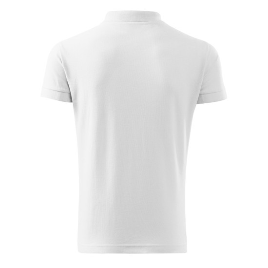 Tricou polo maneca scurta barbati 100% bumbac 170g/m2, Malfini Cotton 212, Alb Tricou polo maneca scurta barbati 100% bumbac 170g/m2, Malfini Cotton 212, Alb