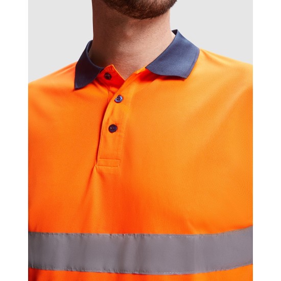 Tricou polo HiVis reflectorizant, 170g/mp Galben