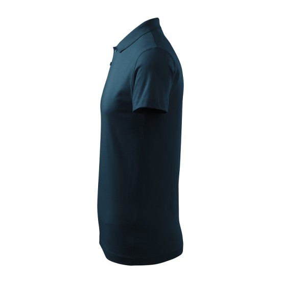 Tricou polo barbati, bumbac 180g/m2, Malfini Single J. 202, Bleumarin Tricou polo barbati, bumbac 180g/m2, Malfini Single J. 202, Bleumarin