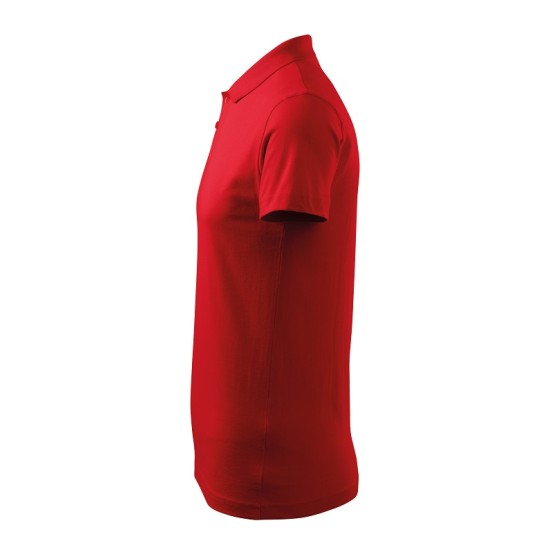 Tricou polo barbati, bumbac 180g/m2, Malfini Single J. 202, Rosu Tricou polo barbati, bumbac 180g/m2, Malfini Single J. 202, Rosu