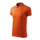Tricou polo barbati, bumbac 180g/m2, Malfini Single J. 202, Portocaliu Tricou polo barbati, bumbac 180g/m2, Malfini Single J. 202, Portocaliu