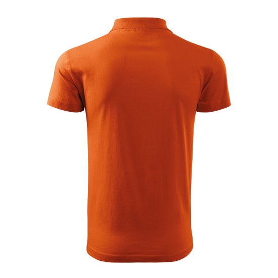 Tricou polo barbati, bumbac 180g/m2, Malfini Single J. 202, Portocaliu Tricou polo barbati, bumbac 180g/m2, Malfini Single J. 202, Portocaliu