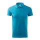 Tricou polo barbati, bumbac 180g/m2, Malfini Single J. 202, Turcoaz Tricou polo barbati, bumbac 180g/m2, Malfini Single J. 202, Turcoaz