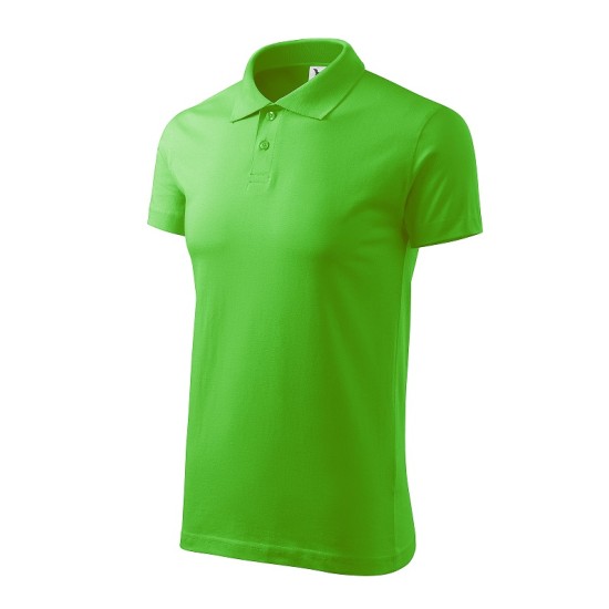Tricou polo barbati, bumbac 180g/m2, Malfini Single J. 202, Verde mar Tricou polo barbati, bumbac 180g/m2, Malfini Single J. 202, Verde mar