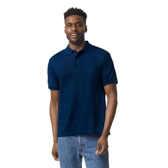 Tricou polo dryblend Gildan, 203g/m2, Bleumarin Tricou polo dryblend Gildan, 203g/m2, Bleumarin