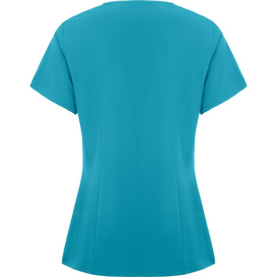 Tunica elastan tercot femei, 170g/m2 albastru turcoaz Tunica elastan tercot femei, 170g/m2 albastru turcoaz