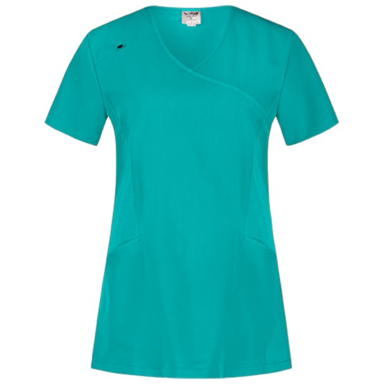 Tunica femei confortabila si moderna, cu 2 buzunare, verde Tunica femei confortabila si moderna, cu 2 buzunare, verde