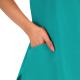 Tunica femei confortabila si moderna, cu 2 buzunare, verde Tunica femei confortabila si moderna, cu 2 buzunare, verde