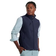 Vesta softshell barbati, negru, bleumarin, rosu