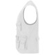 Vesta de lucru cu buzunare multifunctionale, Alb Vesta de lucru cu buzunare multifunctionale, Alb