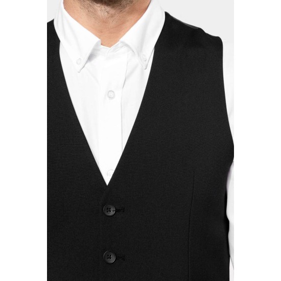 Vesta slimfit ospatari barbati, negru Vesta slimfit ospatari barbati, negru