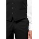 Vesta slimfit ospatari barbati, negru Vesta slimfit ospatari barbati, negru