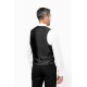 Vesta slimfit ospatari barbati, negru Vesta slimfit ospatari barbati, negru