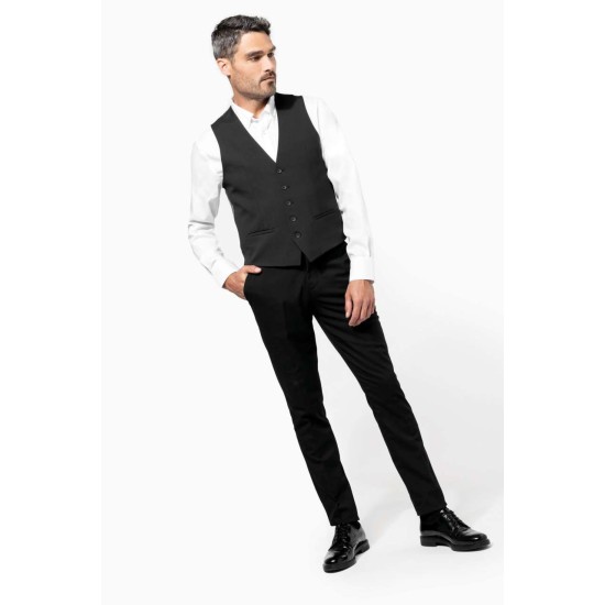 Vesta slimfit ospatari barbati, negru Vesta slimfit ospatari barbati, negru