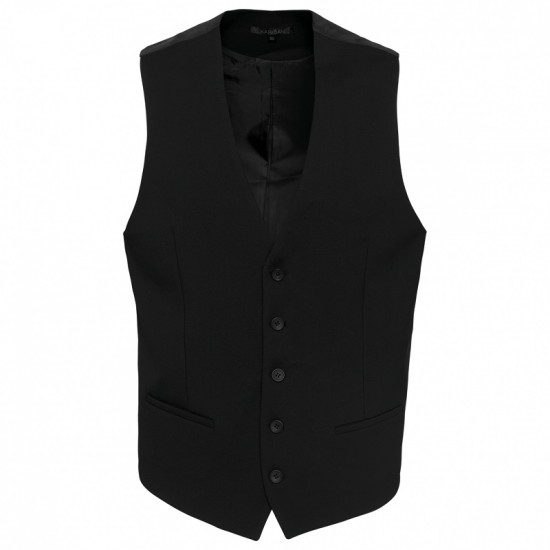 Vesta slimfit ospatari barbati, negru Vesta slimfit ospatari barbati, negru