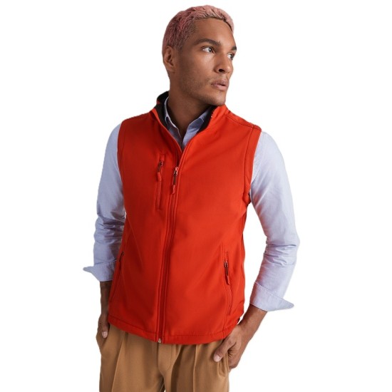 Vesta de lucru softshell barbati, rosu Vesta de lucru softshell barbati, rosu