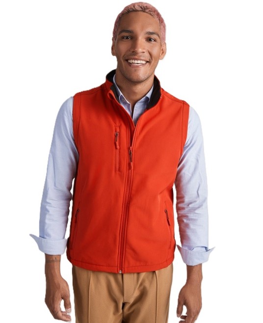 Vesta softshell rosie  barbati, impermeabila și rezistenta