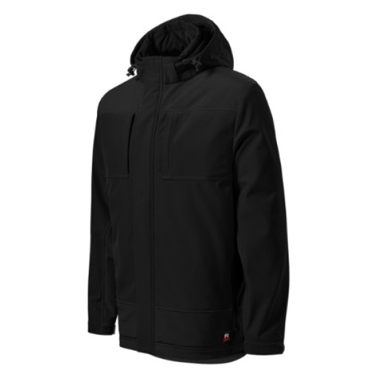 Jachetă softshell de iarna barbati Vertex- negru