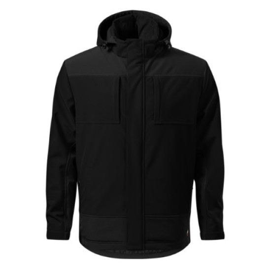 Jachetă softshell de iarna barbati Vertex- negru