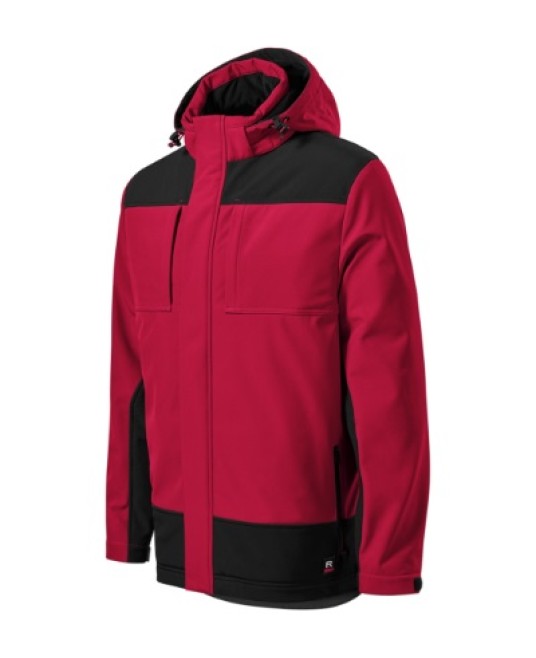 Jachetă softshell de iarna barbati Vertex- rosu