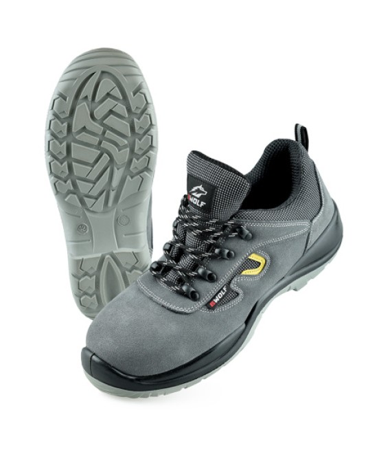 Pantofi de protectie S1P bombeu compozit, comozi si respirabili, Gri