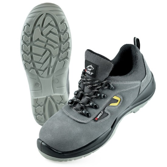 Pantofi de protectie S1P bombeu compozit, comozi si respirabili, Gri Pantofi de protectie S1P bombeu compozit, comozi si respirabili, Gri
