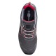 Pantofi respirabil S1P, HRO, bombeu compozit si lamela kevlar - gri cu roz