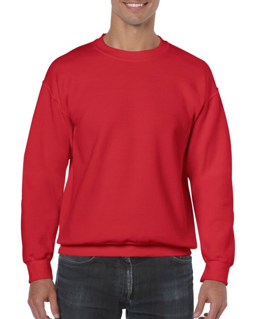 Gildan bluza cu maneca lunga unisex, 271g/m2, rosu