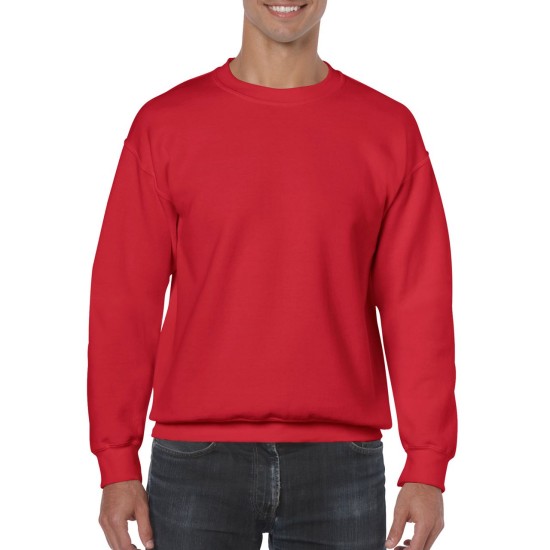 Bluza groasa cu maneca lunga unisex, 271g/m2, rosu Bluza groasa cu maneca lunga unisex, 271g/m2, rosu