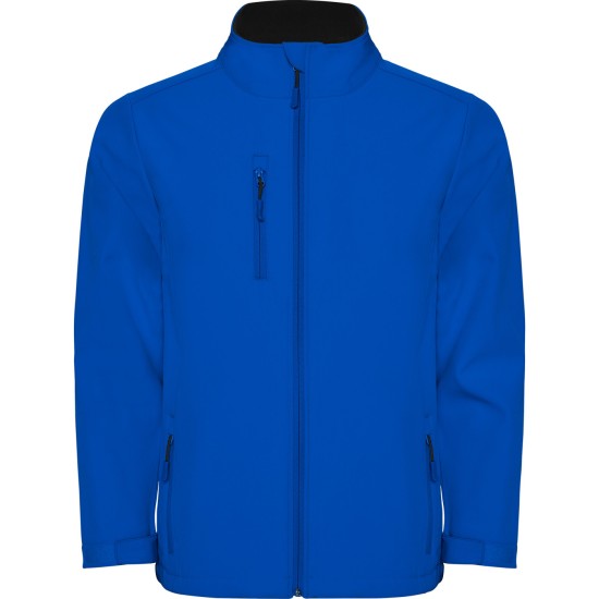 Jacheta softshell barbati, captuseala polar, albastru royal Jacheta softshell barbati, captuseala polar, albastru royal