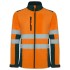 Jacheta HiVis softshell - Portocaliu/bleumarin
