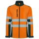 Jacheta HiVis softshell - Portocaliu/bleumarin Jacheta HiVis softshell - Portocaliu/bleumarin