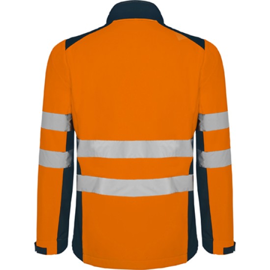 Jacheta HiVis softshell - Portocaliu/bleumarin Jacheta HiVis softshell - Portocaliu/bleumarin