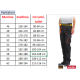 Pantaloni de lucru tercot For Eco 260g/m2, negru si portocaliu Pantaloni de lucru tercot For Eco 260g/m2, negru si portocaliu