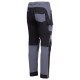 Pantaloni softshell, negru-gri