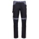 Pantaloni softshell, negru-gri